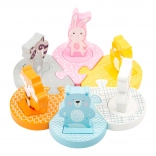 SMALL FOOT puzzle de încastrare din lemn – animăluțe