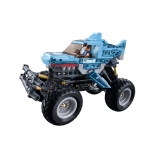 Sluban Power Bricks Mașină off-road cu mecanism de întindere Rechin Albastru