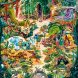 Puzzle HEYE grădină botanică 2000 de piese
