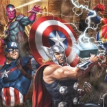 Puzzle Panorama Avengers 1000 Piese