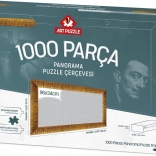 Rama puzzle 96x34cm auriu