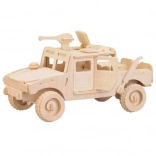 Puzzle 3D din lemn Woodcraft vehicul de luptă