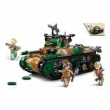 Sluban WWII tanc mediu japonez Tip 97 2în1 set de construcție