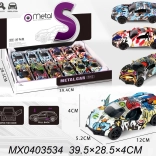 mașinuță metalică Crazy cu mecanism pull-back