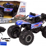 Mașină RC off-road 1:8 amortizoare albastre