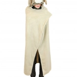 Pătură cu glugă călduroasă iepuraș Cozy Noxxiez cu buzunare-lăbuțe