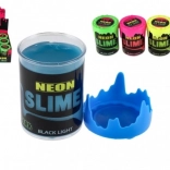 Mucilagiu neon 160 g, strălucește sub lumină UV/black light, 4 culori