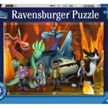RAVENSBURGER puzzle pentru copii CUM SĂ-ȚI DRESEZI DRAGONUL: THE NINE REALMS XXL, 100 de piese