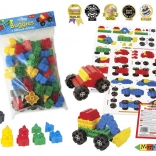 Morphun set de construcții 4 vehicule 64 bucăți