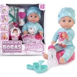 Păpușă bebeluș care face pipi 30 cm EDU&FUN