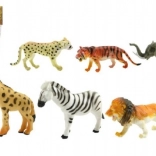safari animăluțe ZOO 6 buc figurine din plastic 10 cm în săculeț
