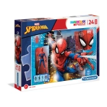 Puzzle 24 piese Maxi Super Color Spider-Man