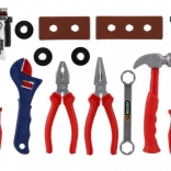 Set de unelte din plastic pentru copii în săculeț, 2 culori (21 × 24 × 5 cm)