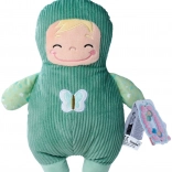Păpușă de pluș Squishbabies în hăinuță verde 28 cm