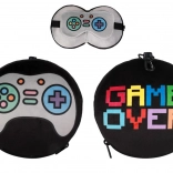 pernă de călătorie cu mască let's play