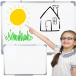 Tablă magnetică whiteboard 90 × 60 cm