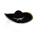 Sombrero mexican negru pentru adulți