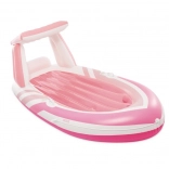 Saltea gonflabilă cu copertină 257 × 135 cm