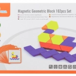 Mozaic magnetic - blocuri geometrice