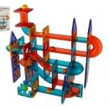 Set de construcție magnetică Pista de bile