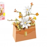 Set de construcție mini KOCO floare în poșetă, 232 piese