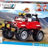 Sluban Town jeep roșu – set de construcție 135 piese