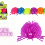 Minge antistres păianjen 10 cm cu lumină (silicon, 6 culori)