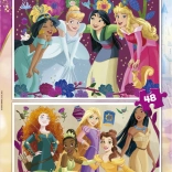 Puzzle Disney Prințese 2x48 piese