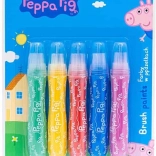 Culori în pensule ASTRA PEPPA PIG, 5 buc