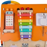 Căsuță din lemn multifuncțională interactivă