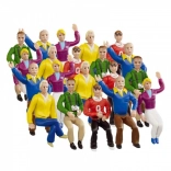 Figurine de fani pentru tribuna principală 1:32 – set de 20 de personaje așezate