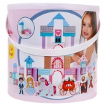 Seturi de construcții din lemn pentru fetițe Prințesă în castel cu sortator de forme