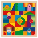 Mozaic din lemn - fermă