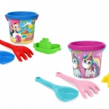 Set pentru nisip 4 piese în plasă pentru copii 12m+ Wader