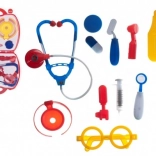 Set medical pentru copii în geantă din plastic