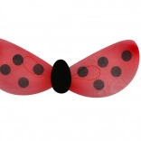 Aripi de buburuză cu baghetă magică pentru copii