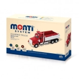 Set de construcție Monti System MS 44 Dumper Truck Western Star 1:48 în cutie 22x15x6cm