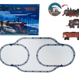 Megaset trenuleț cu fum, lumină și sunet