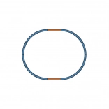 Set Piko șine A – oval de bază H0