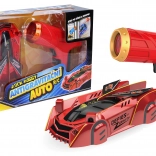 Rock Buggy RC auto antigravitatie cu laser 15 cm roșu