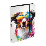 Cutie pentru caiete A4 Jumbo cu câine