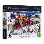 trefl puzzle uft christmas time: Expresul lui Moș Crăciun 1000 piese