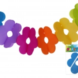 Ghirlandă de hârtie cu flori