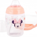 Cănuță cu toarte și muștiuc de silicon Minnie 270ml