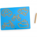 Viga tablă grafomotrică – vehicule