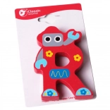 Literă din lemn R CLASSIC WORLD