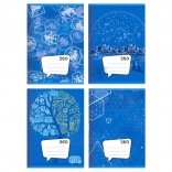 caiet A5, 60 file – alb