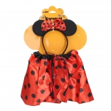 Set de carnaval șoricică cu buline roșu