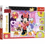 Puzzle 100 piese Minnie și Sclipici
