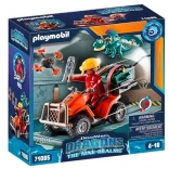 PLAYMOBIL Dragons: Cele Nouă Tărâmuri Icaris ATV & Phil – set cu figurine și dragon